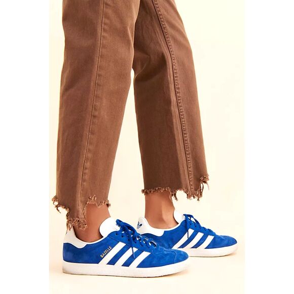 Free People We The Free Maggie Mid-Rise Straight-Leg Raw Frayed Hems Jeans 24 - Picture 3 of 8